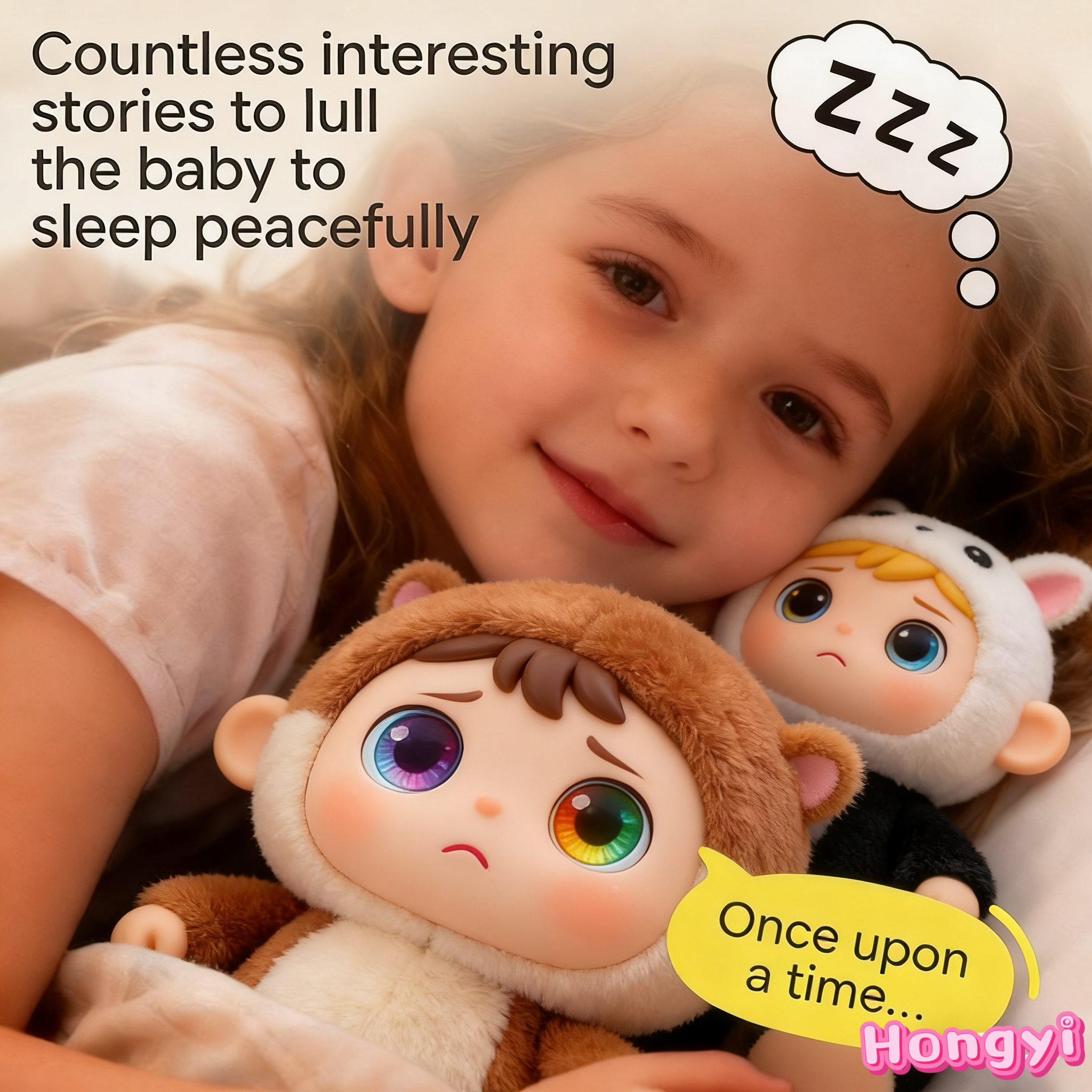 OEM New Style AI Plush Toys Kids Friend Wholesales Animal AI Toys for Kids High Quality Doll for AI Communicate Kola Toy Gifts