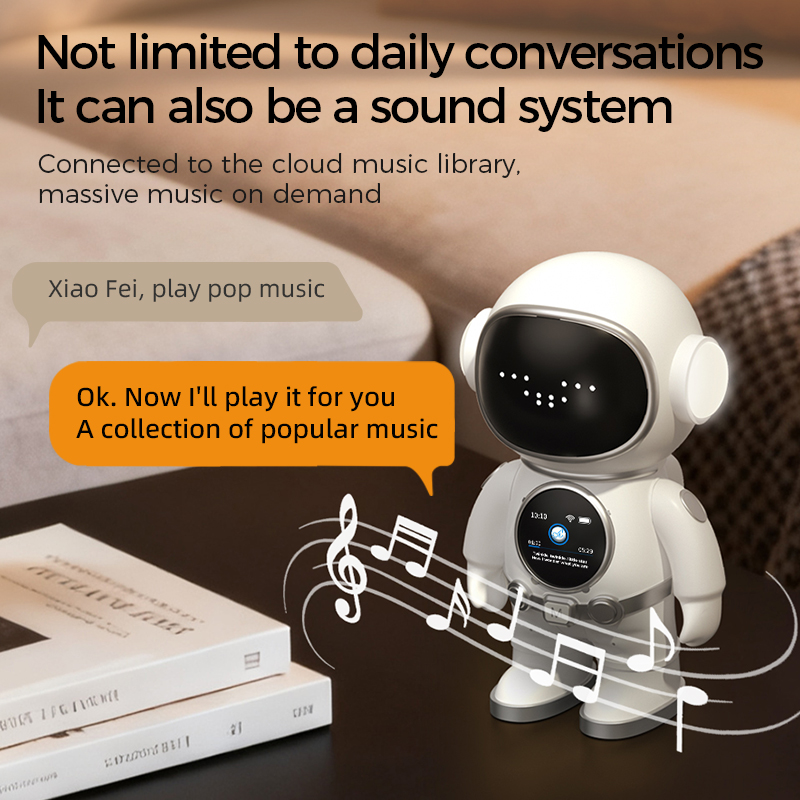 AI Desktop Emo Smart Robot WiFi Voice Control, Emotional Companion Kids Adults, Multilingual AI Desk Buddy Gift Home Office