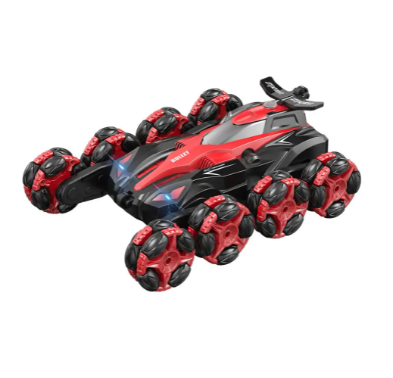 Hot HOSHI 878A RC Car 8-wheels Climbing Stunt Car Drift Spray Intelligence Training Remote Control Toys With Sound Effect Toys