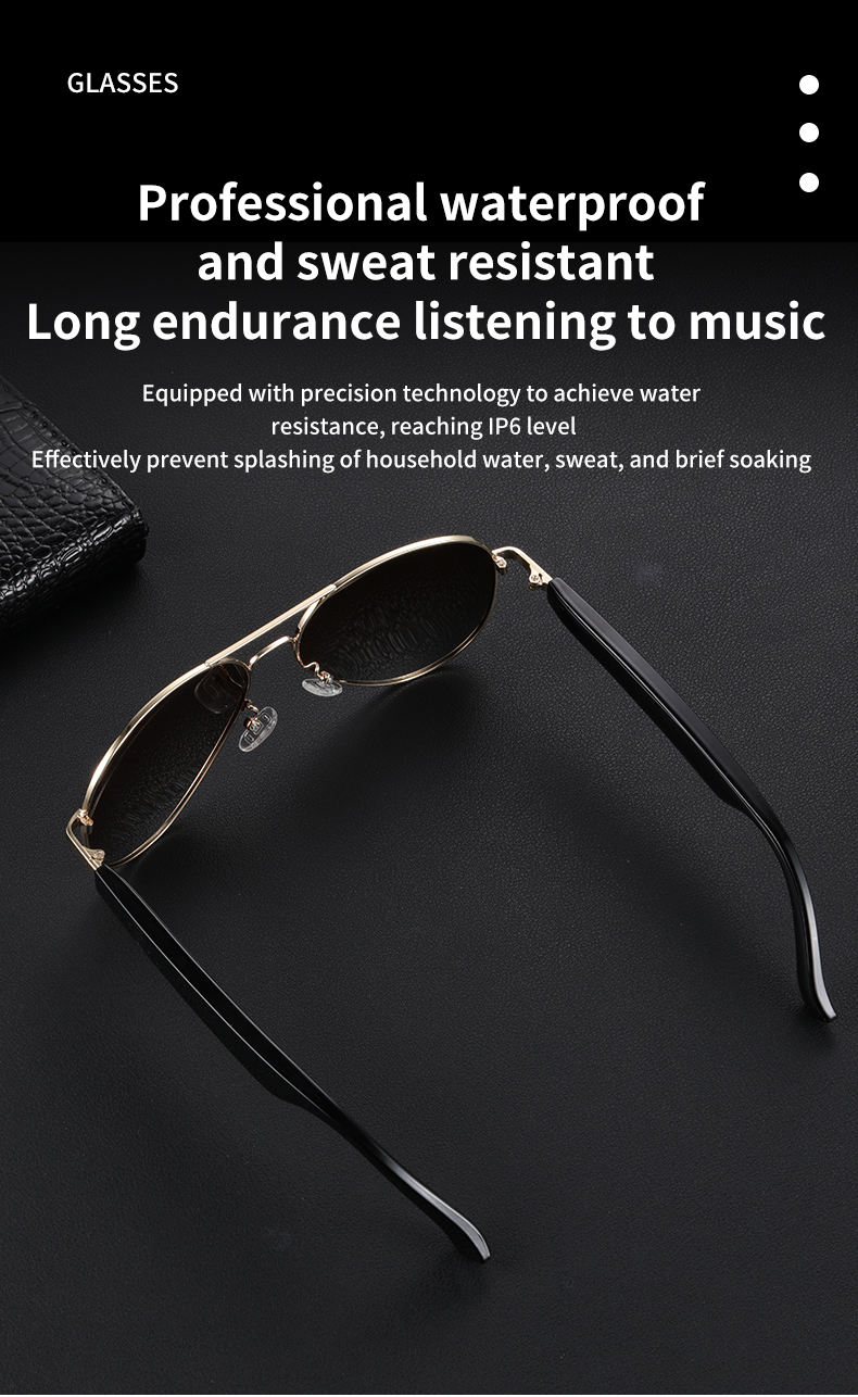 Factory Price AI Smart for Bluetooth Glasses Intelligent Video Camera and Translate Recording Function Wearable Headset