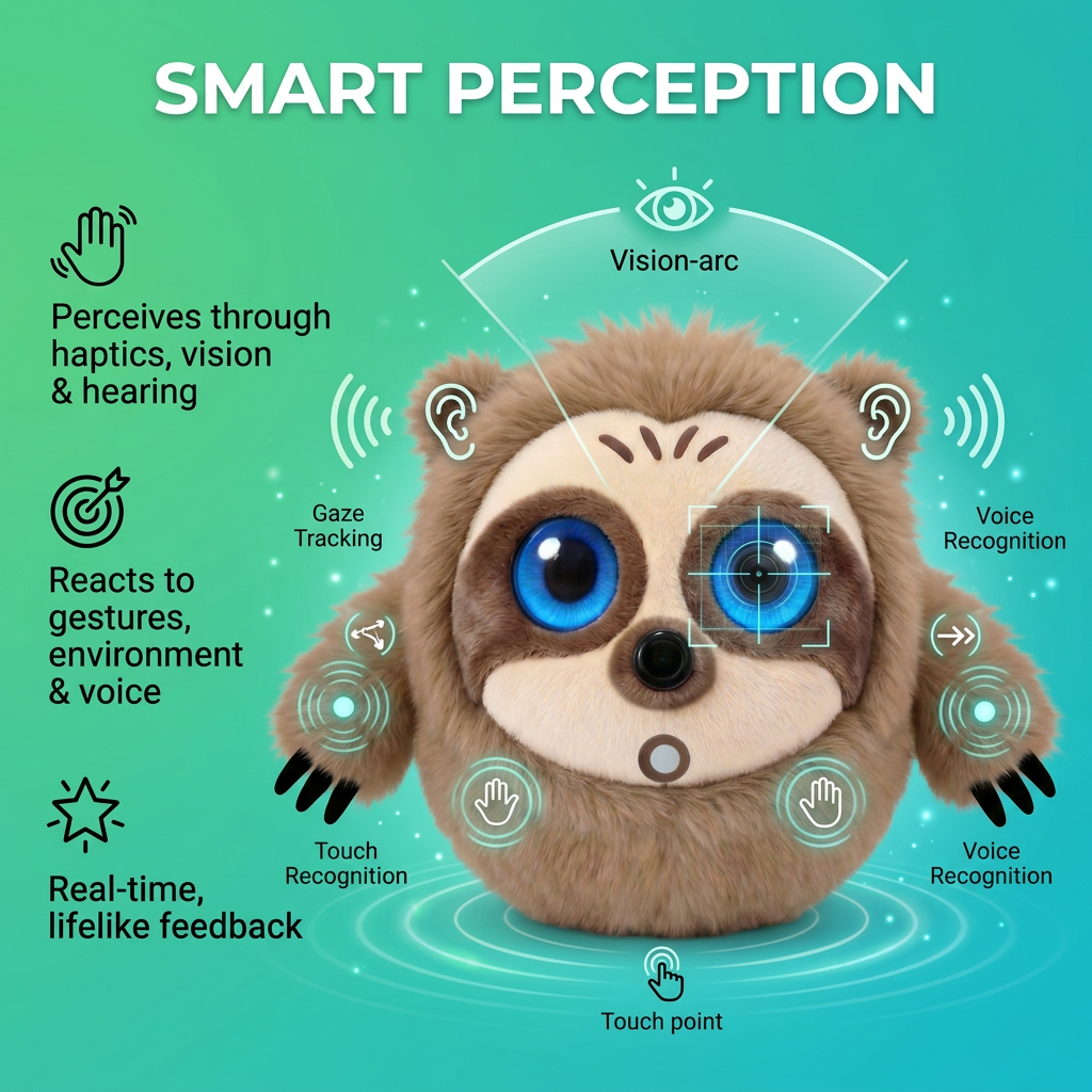 CADOTHY AILA GPT Powered Linux-Based AI Companion Plush Toy Wi-Fi Enabled Interactive Voice Chat App Control Customizable Design
