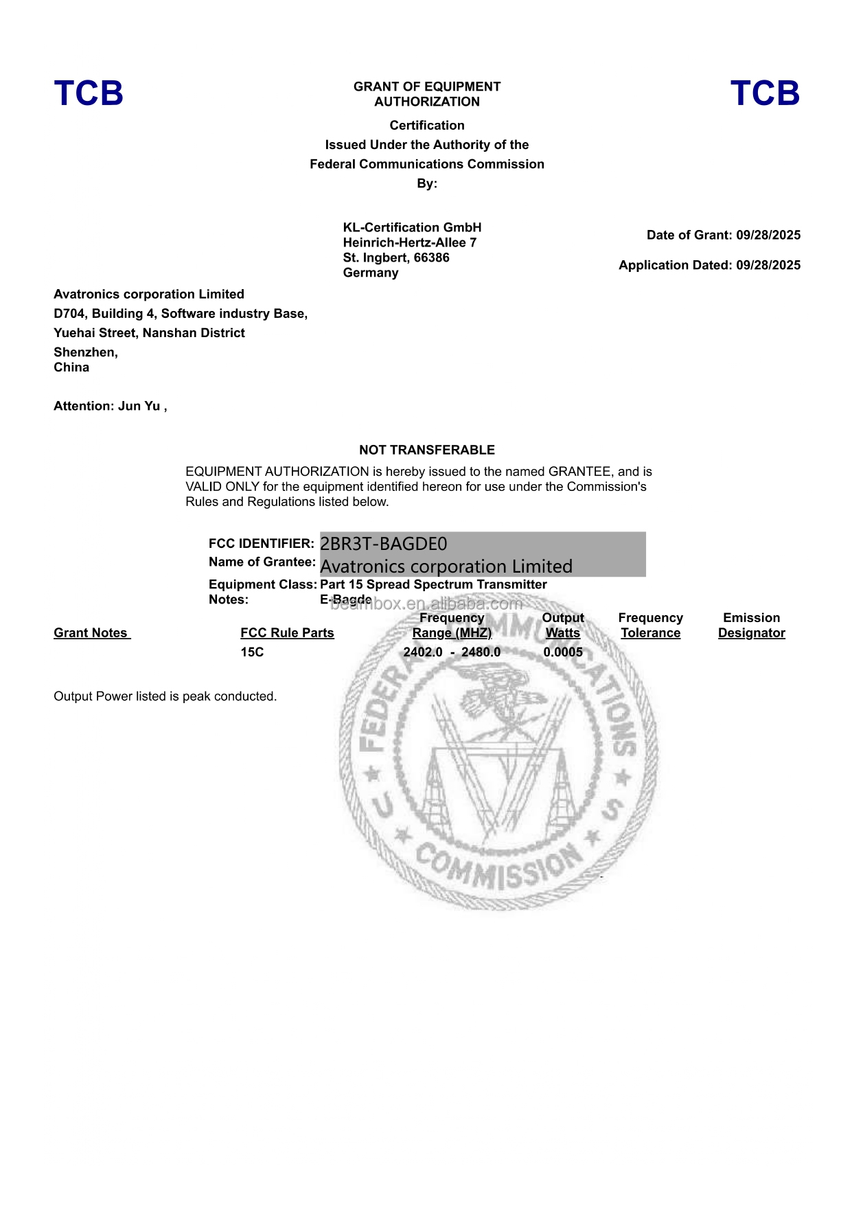 Certifications