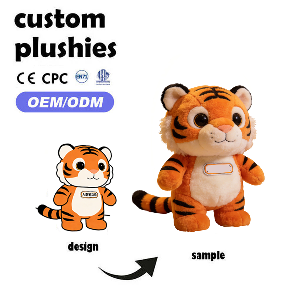 Brown Bear AI Intelligent Robot Plush Toy Featuring Voice and Emotional Companionship Functions an Exclusive Customized Product