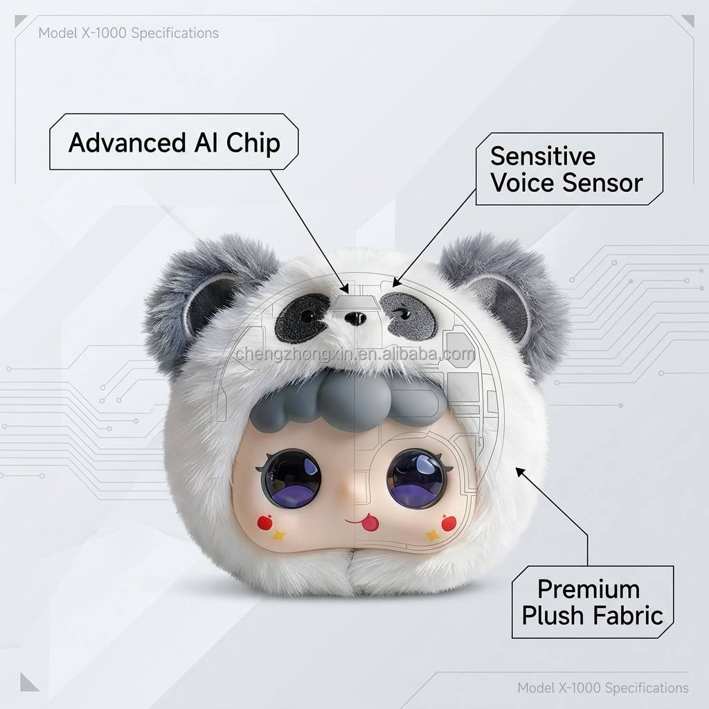 Direct Sales Secure AI Interactive Doll Teens Adjustable Height 11-30cm Voice Chat Parental Smart Toy Smart Interactive Plush