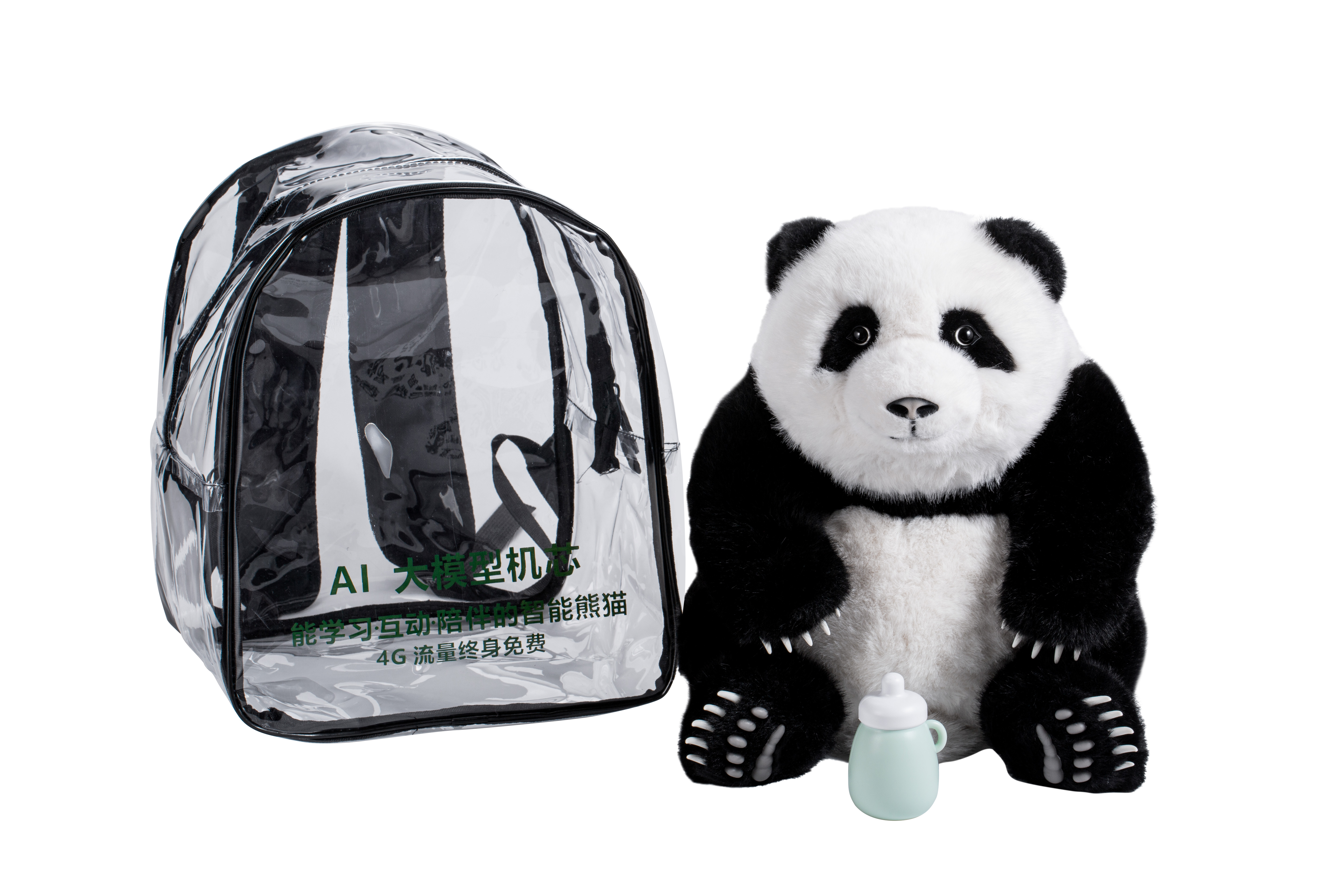 Ai Toys for Kids Chinese Panda Toy Companion Generated Shenzhen Voice AI Interaction Companion Figure Customize 60 Languages Toy