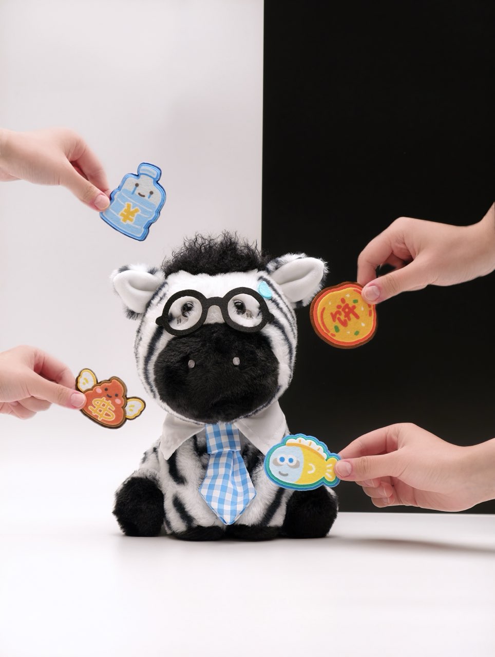 Custom OEM ODM Electronic Talking Zebra Plush Toy Interactive Singing Recording Robot Stuffed Animal PP Cotton Filled 31-50cm
