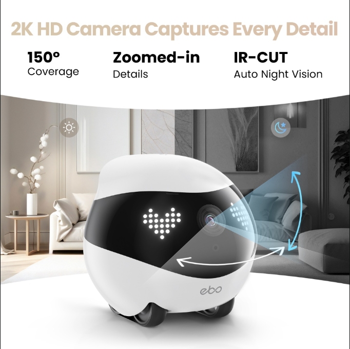 AI Pet Robot Smart Remote Control Toy for Cats Dogs Mini Pet Observation Camera Robot