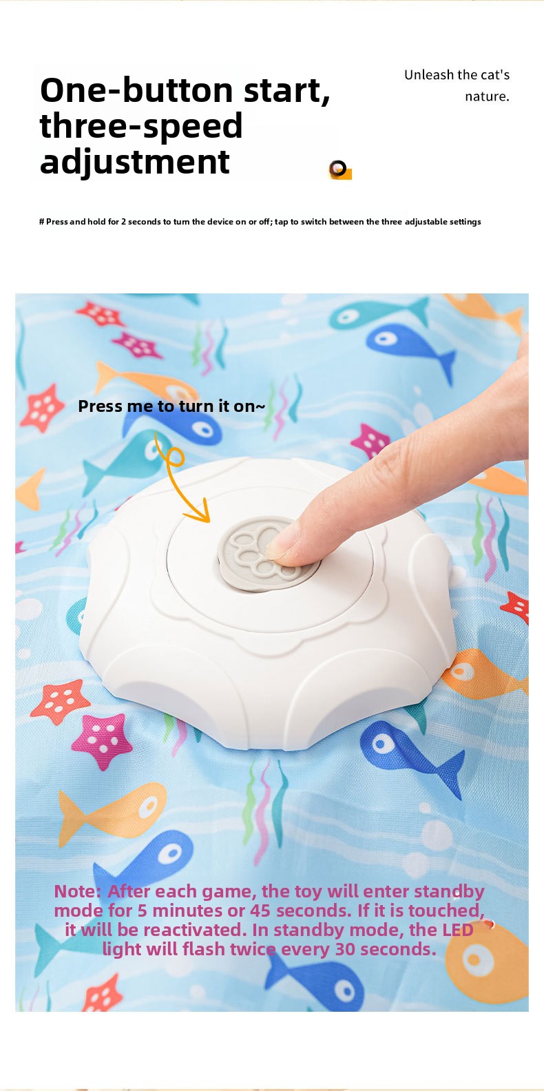 Cat Toy Electric Automatic Rotating Feather Teaser Mat Interactive Kitten Play Pet Toys Supplies Accessories Products Indoor