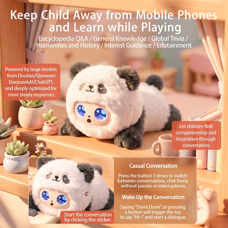 Smart Wish Pet AI Plush angle 4