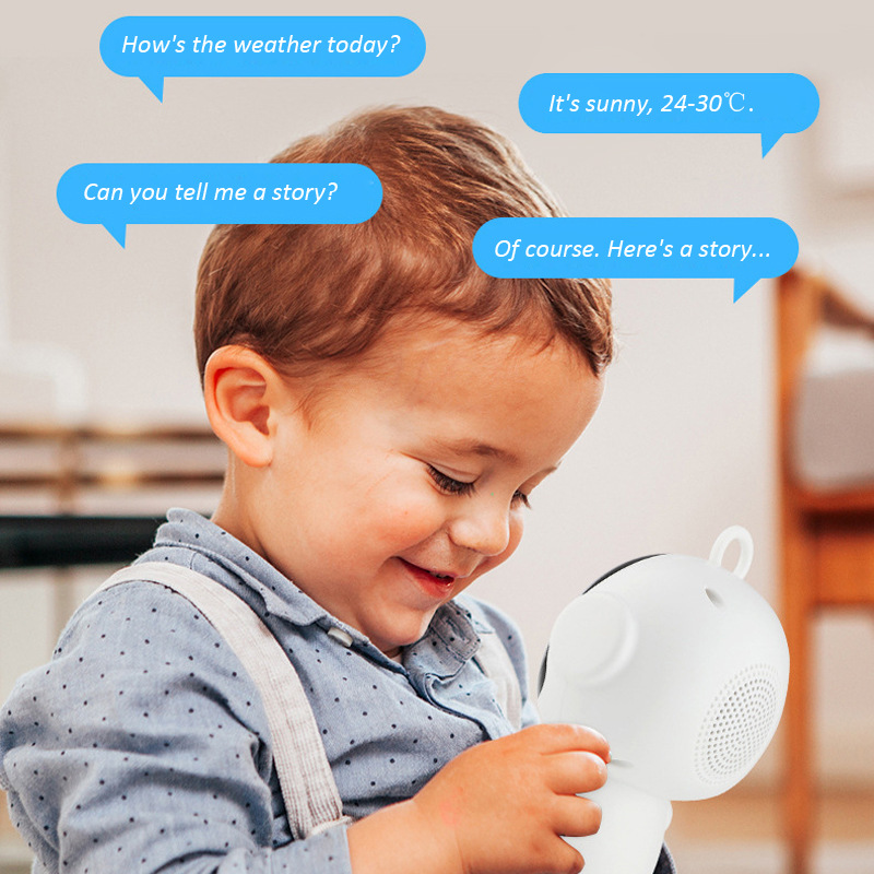 AI YUN DeepSeek Gtp Intelligent AI Toy Dialogue AI Robot Chat Companion WIFI Speaker Learning Machine Plastic Material GPT Spark