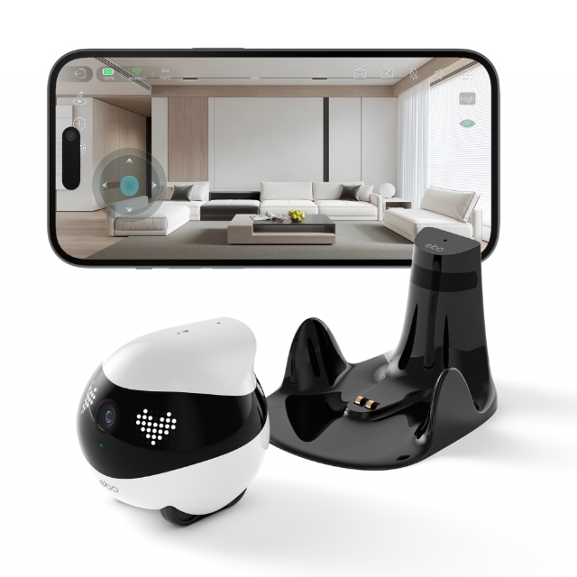 AI Pet Robot Smart Remote Control Toy for Cats Dogs Mini Pet Observation Camera Robot