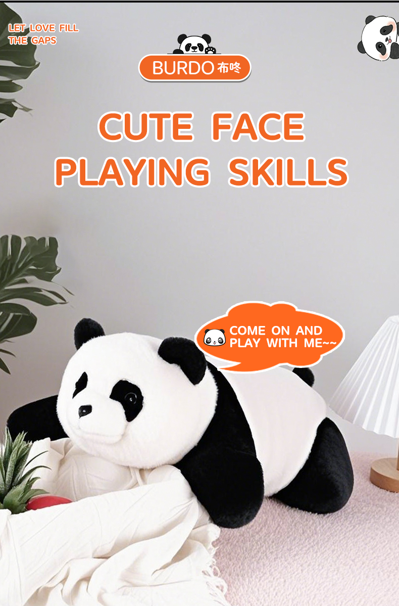 AI Talking Panda Toy 60 Languages Customizable Educational Toys for Kids Companion
