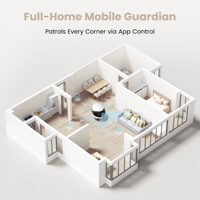 Pet Monitoring Robot Feature 3