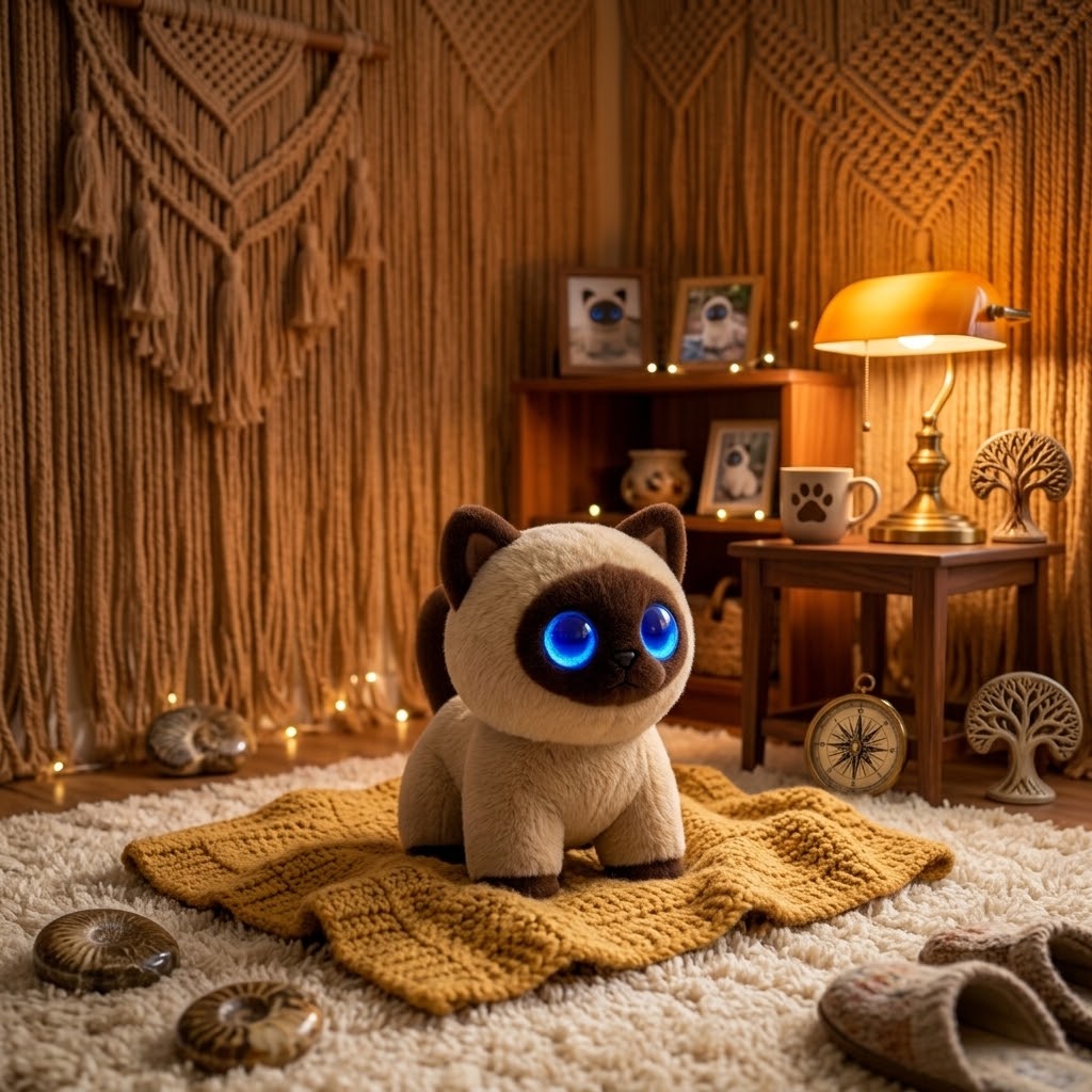 Smart AI Talking Cat Plush Toy-Interactive Educational Companion Robot with Emotional Feedback for Kids