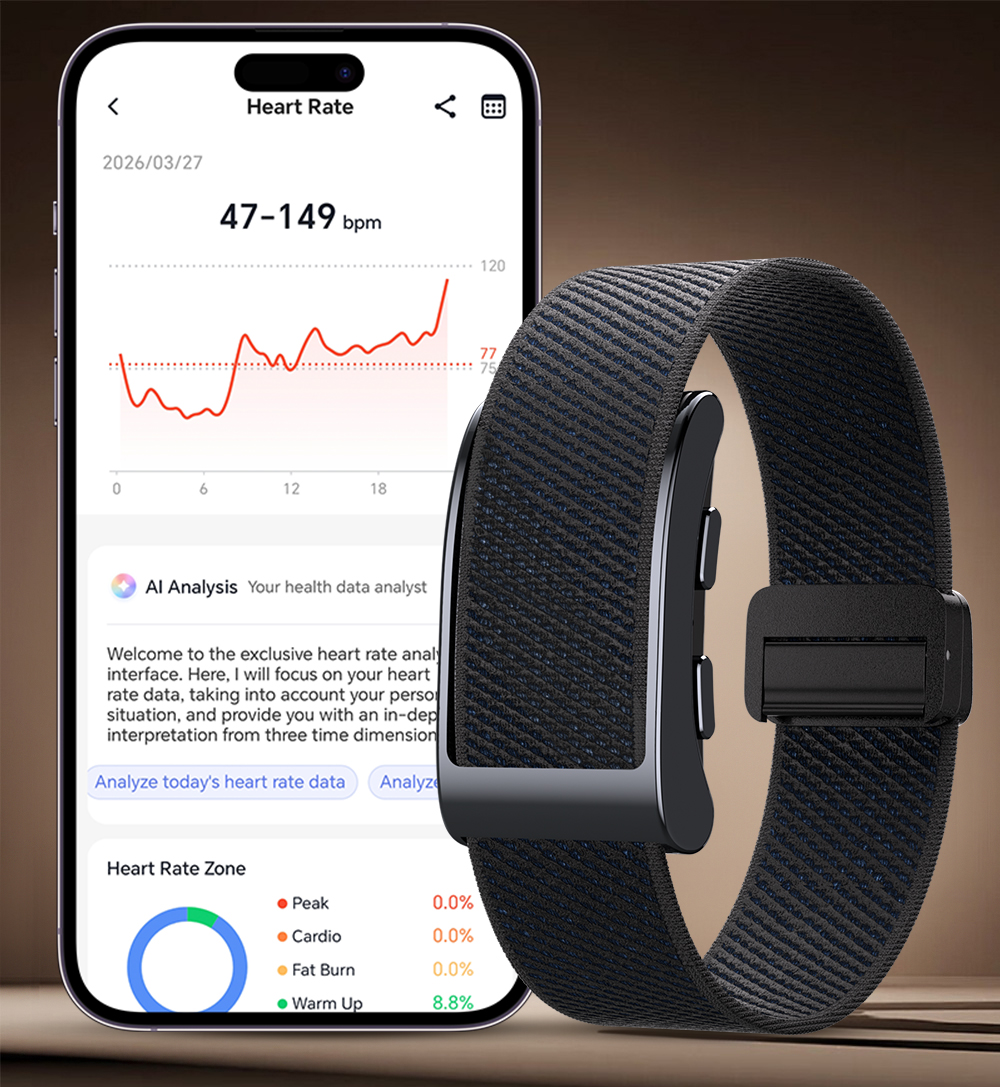 New Arrival Sports Watch Electronic Watch Nylon Straps GPS Health Band GPS Tracking Health Monitoring AI Health Analysis