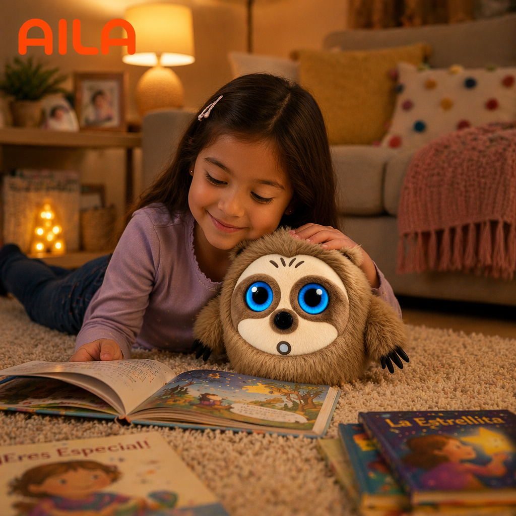 CADOTHY AILA Grow-Up Evolution System Smart AI Educational Robot Plush Doll Wi-Fi 5.0 Face Recognition Interactive Customizable
