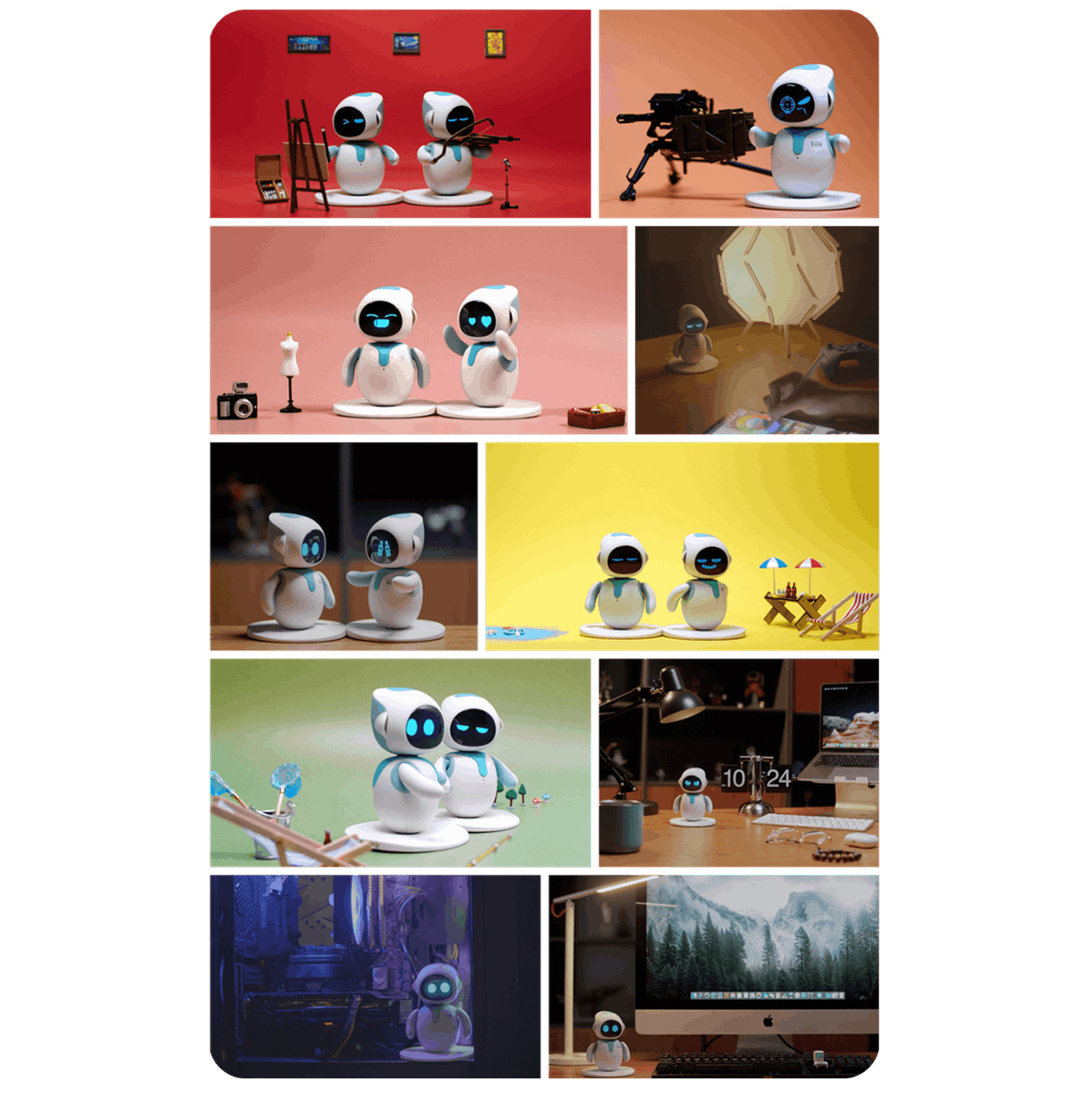 Eilik Interactive Robot Pet - Abundant Emotions, Your Perfect Companion for Home &amp; Office, Unique for Girls &amp; Boys