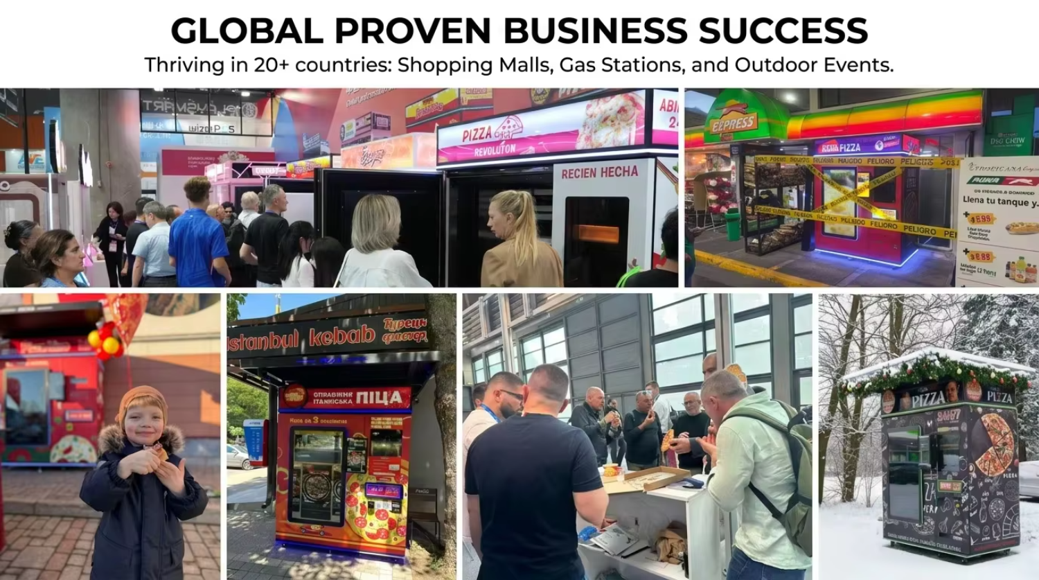 IPLAYSMART Auto Express Cartoon Pizza Vending Robot with Infrared Oven Intelligent Pizza Machine Pizza Vending Machine