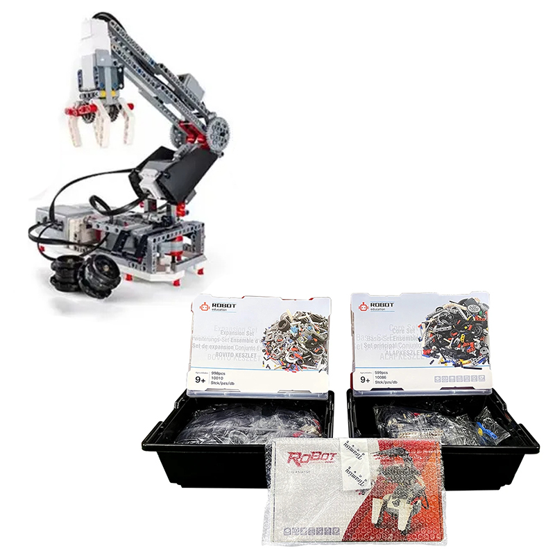 EV3 45544 Smart Educational Children's DIY Electronic Programmable Robot Kit with Lithium Battery-Plastic Building Blocks Toy