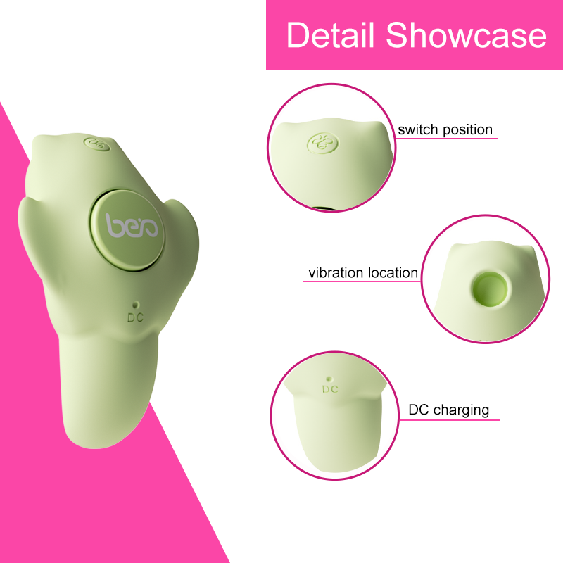 AI Control Smart APP-Controlled Wearable Clitoral Vibrator Cute Bee Panty Latex 9-Speed USB Rechargeable IPx6 40dB Noise Women