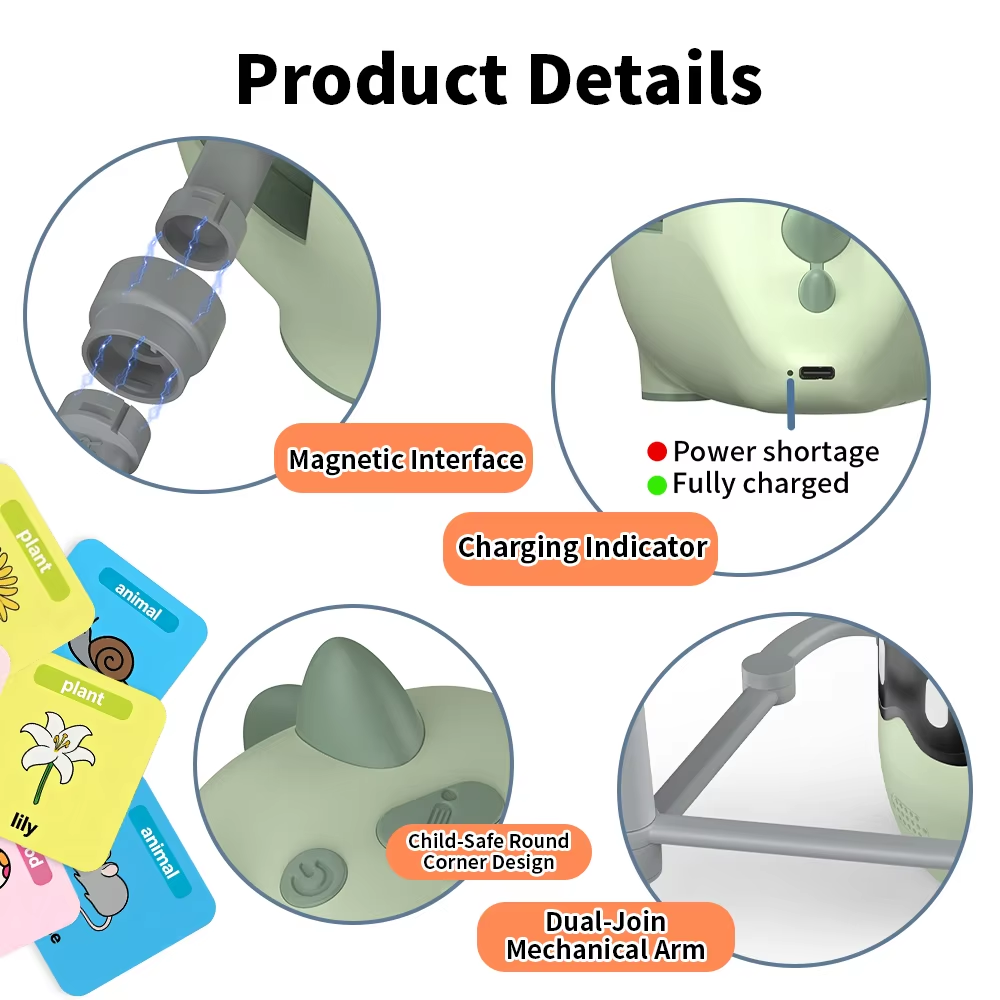 AI-powered Drawing Robot for Children, Low-noise Rechargeable Model, a Top Choice for Birthday Gifts for Boys and Girls.