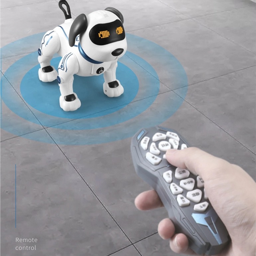 Electric Singing Dancing Robotic Dog Interactive Programmable Smart RC Plastic Toy Educational Indoor-Outdoor for Children