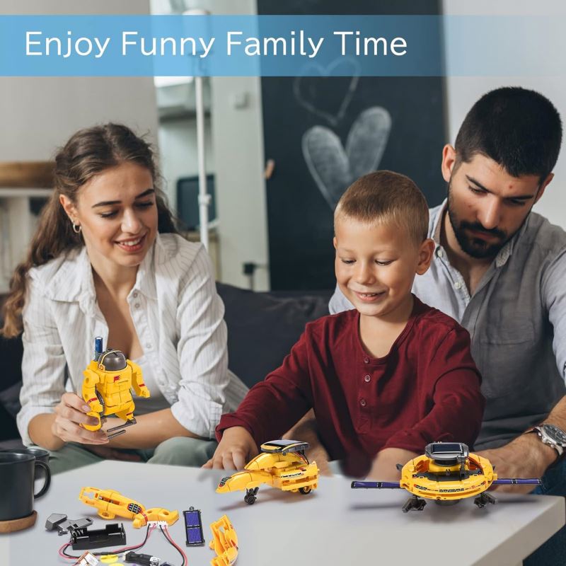 Toys for Boys STEM Kit Build Solar-Powered Science Robot Birthday Gift Stem Toys for Kids