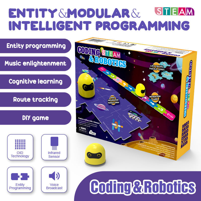 2024 New STEM Education Robot Kit Christmas Learning Toys for Kids Science Programming Set