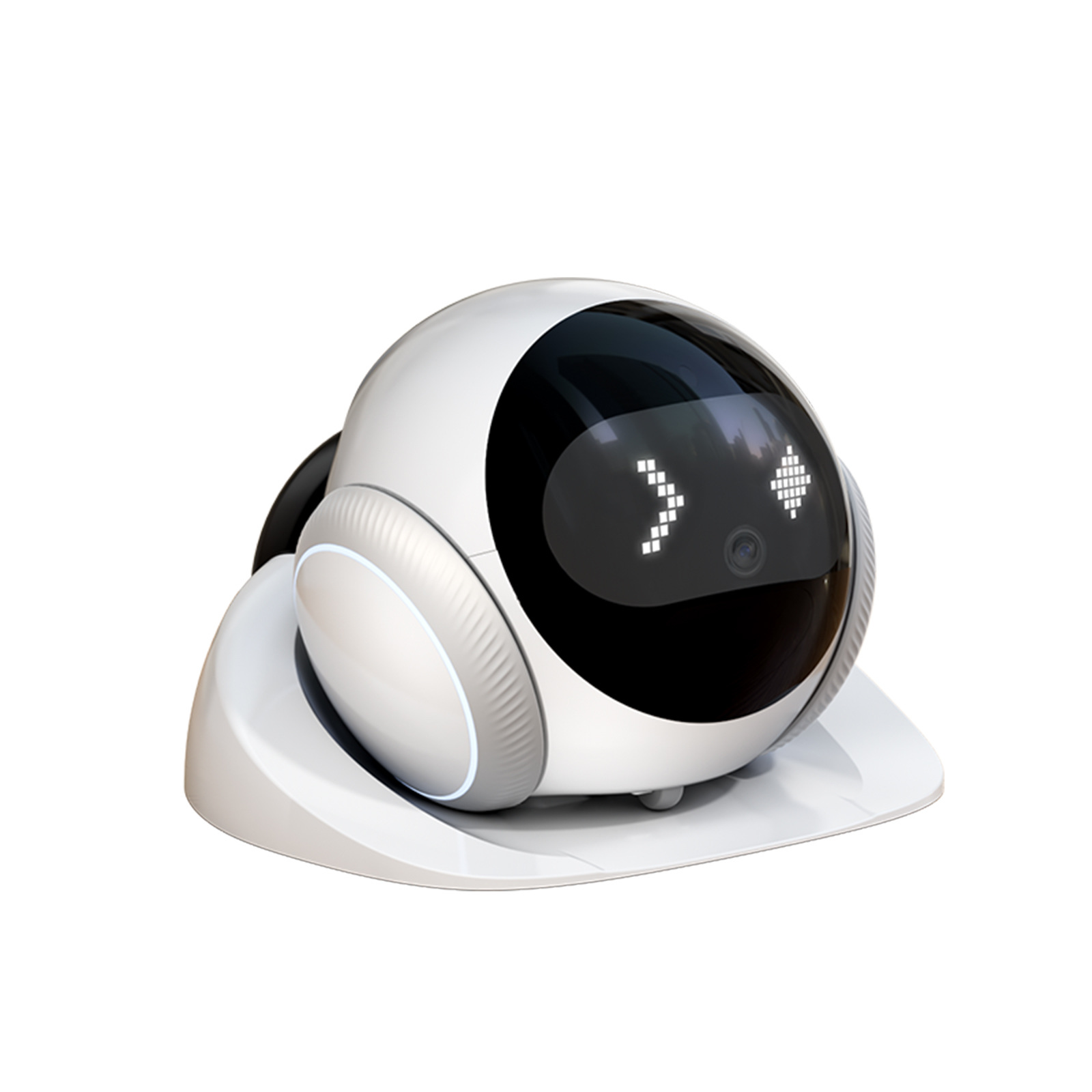 AI-powered Pet Companion Robot with Mobile App Control for cat Entertainment 4G HD Whole-home Security Camera Indoor Use