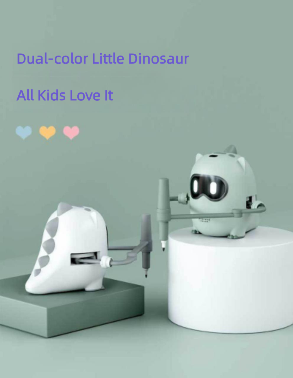 Kids Drawing Robot Toy WY-61 ABS Educational with Music English Voice & Auto Drawing Great Gift Christmas Birthday