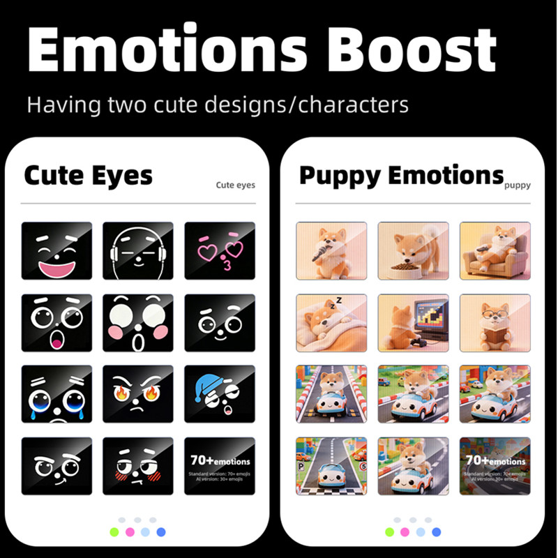 AI Smart Interactive Desktop Robot AI Chatbot Ornament Smart Robot Toy Electronic With App Control Interactive Pet Cute Robot