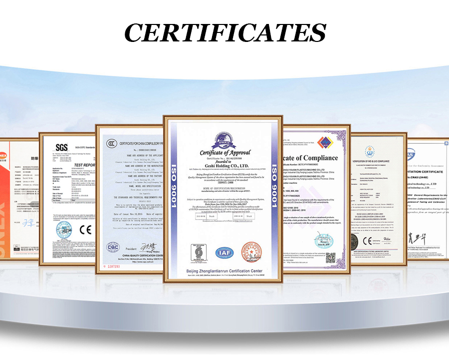 Certificates