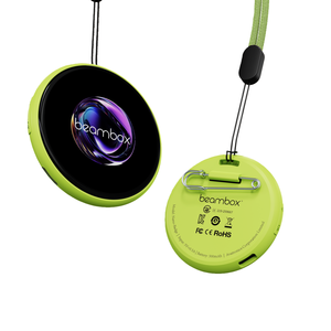 Beambox AI Touch Screen Wearable Electronic Badge
