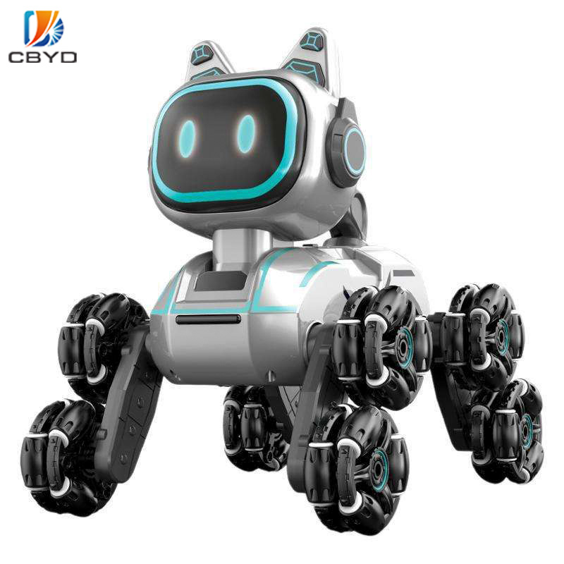 2.4G Smart Eight-Wheel Smart Robot Dog Toy for Kids Remote Control RC Cars with Gesture Sensing Climbing Transforming Features