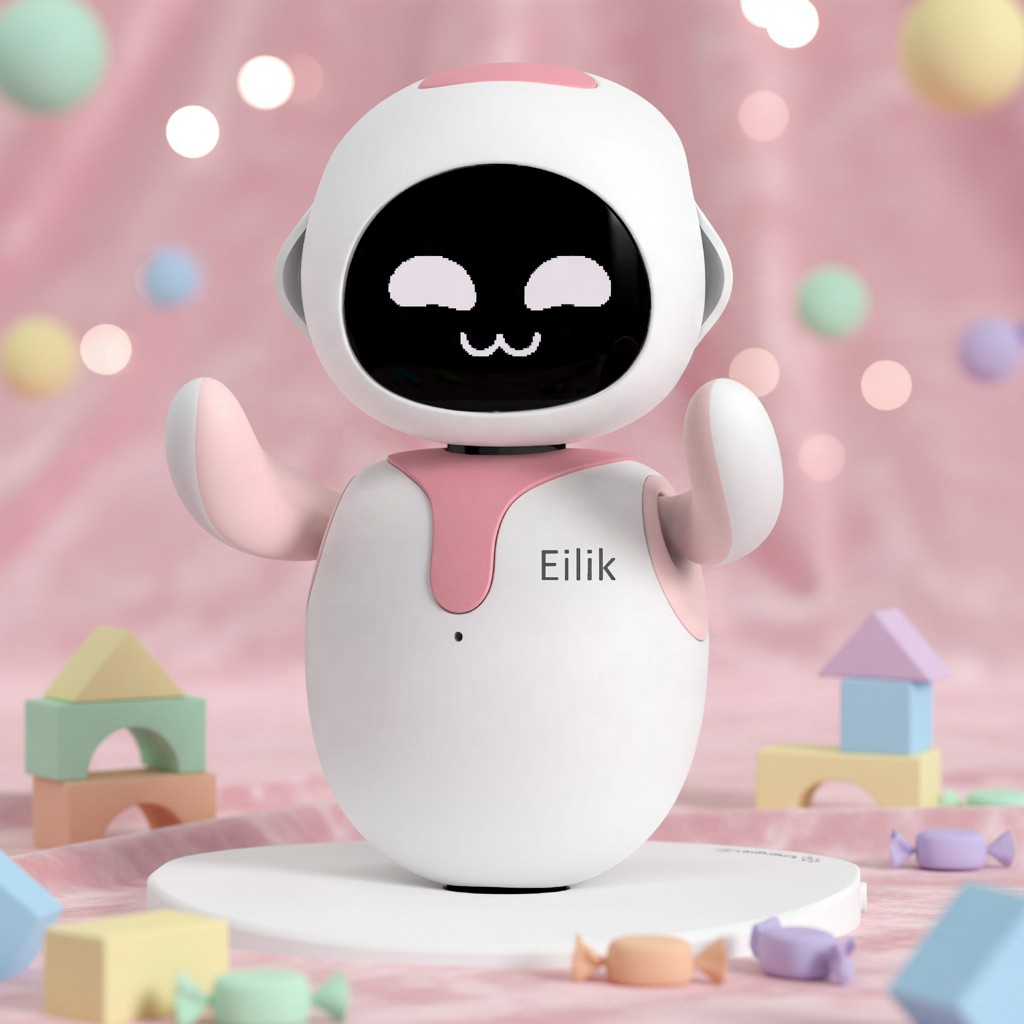 Eilik Smart Robot Companion - Emotionally Intelligent Desk Pet, Social Interaction &amp; Tech Gift for Children and Geeks