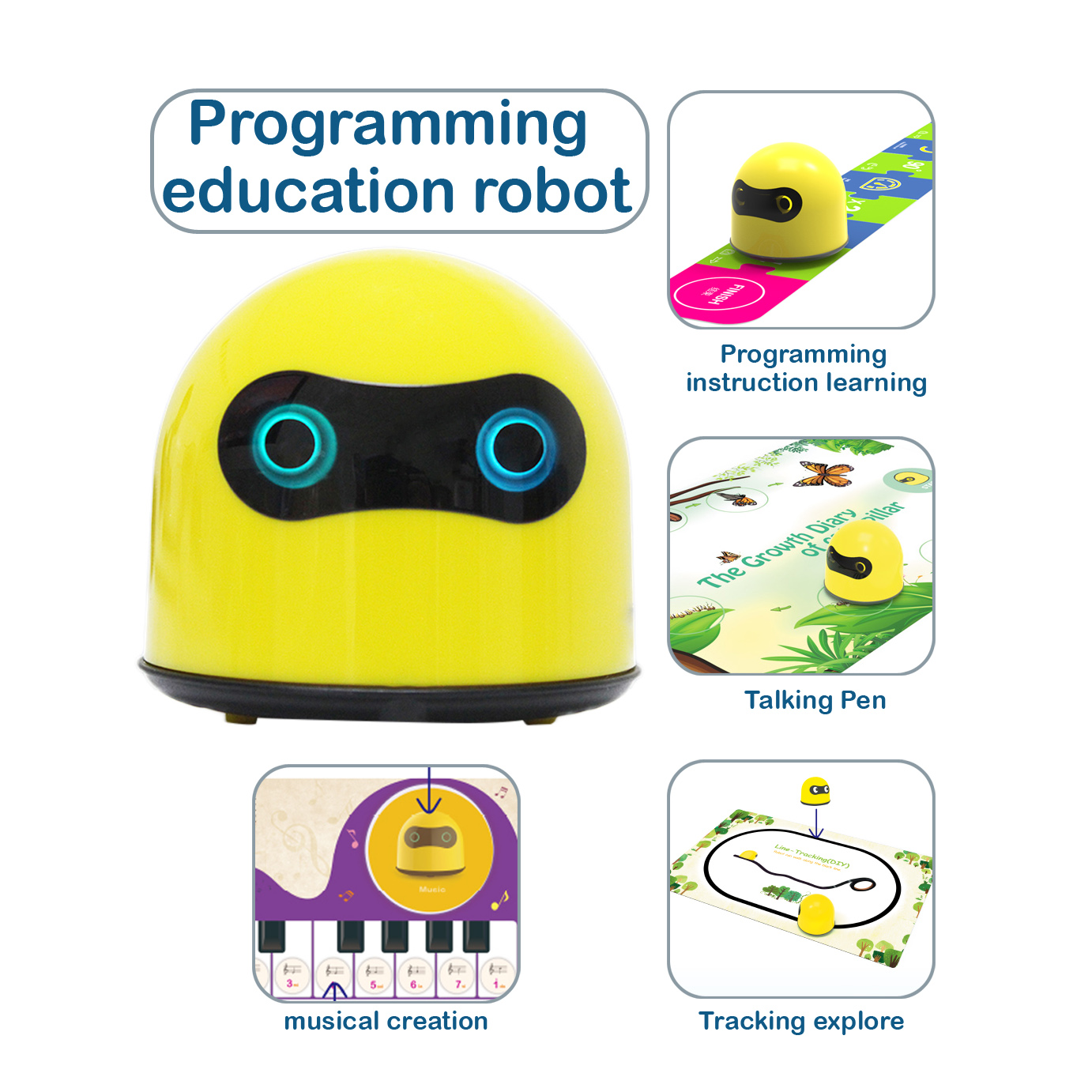 2024 New STEM Education Robot Kit Christmas Learning Toys for Kids Science Programming Set