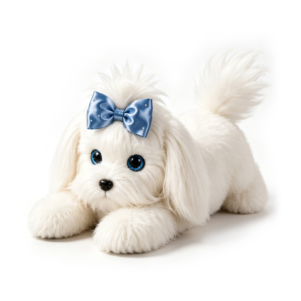2026 New AI Smart Dog Companion Robot Plush Toy Interactive Talking Companion Doll Early Education Pet For Kid Puzzle Gifts