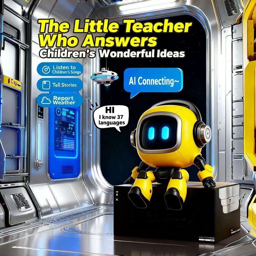 DeepSeek AI Desktop Robot - 37 Languages Multilingual Voice Companion, Smart AI Pet Toy for Education &amp; Desk Decor
