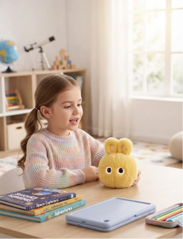 OEM Customized AI Emotional Companion Super Soft Plush Toy Educational Chat Doll for Youth Intelligent Robot