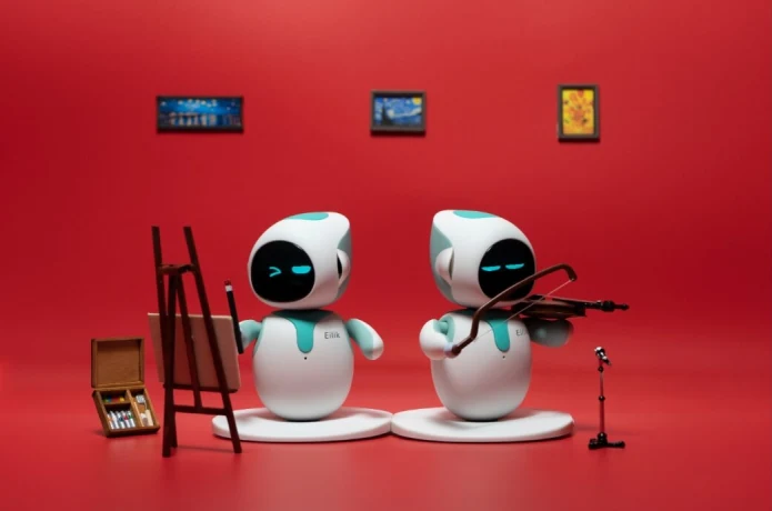 Eilik- Emotional Robot Companion for Elderly Teens Quiet Operation (<30dB) 5-Day Battery