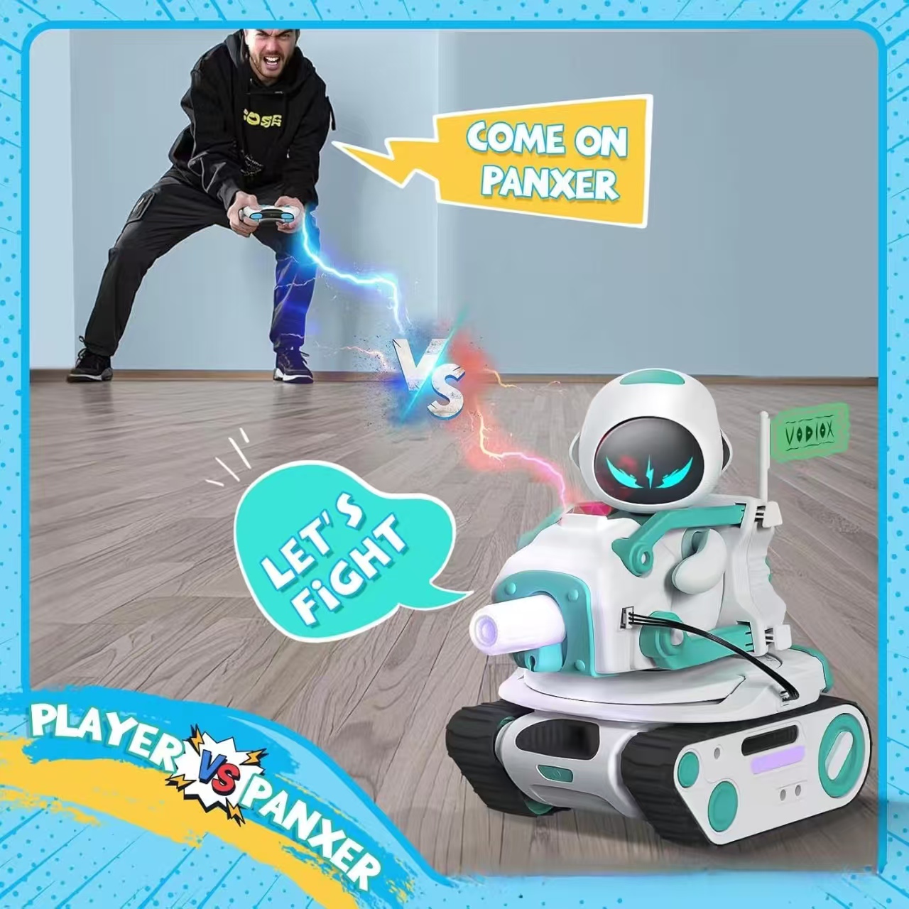 Eilik Desktop Companion Robot - Smart AI Pet with Emotions, Interactive Touch Sensors &amp; Mini-Games for Kids &amp; Adults