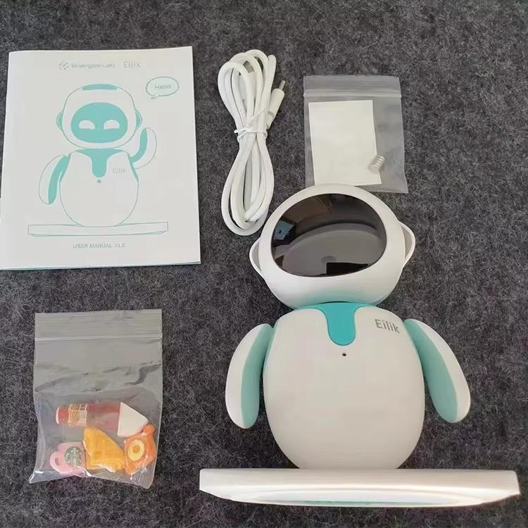 Eilik Mini Desktop Robot Cute Eilik Companion AI Smart Robot Pet With Abundant Emotions Touch Interactive Toys