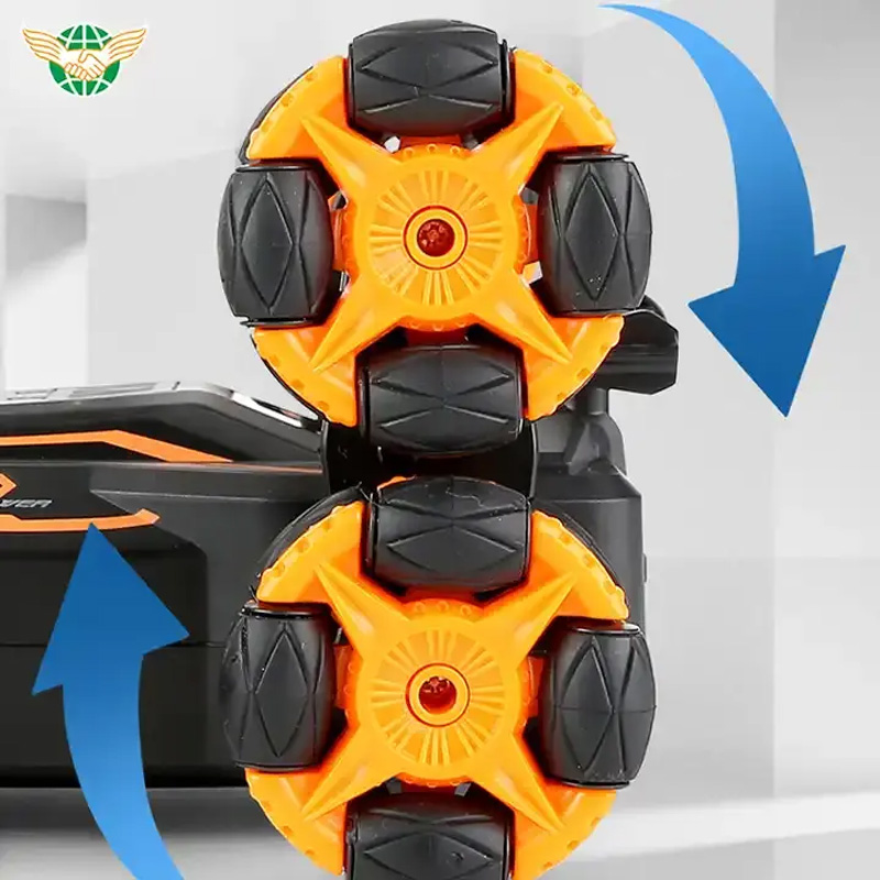 Eight Wheel Rc Stunt Cars Double-Sided Remote Control Drift Cars Multifunctional RC Car with Light and Music