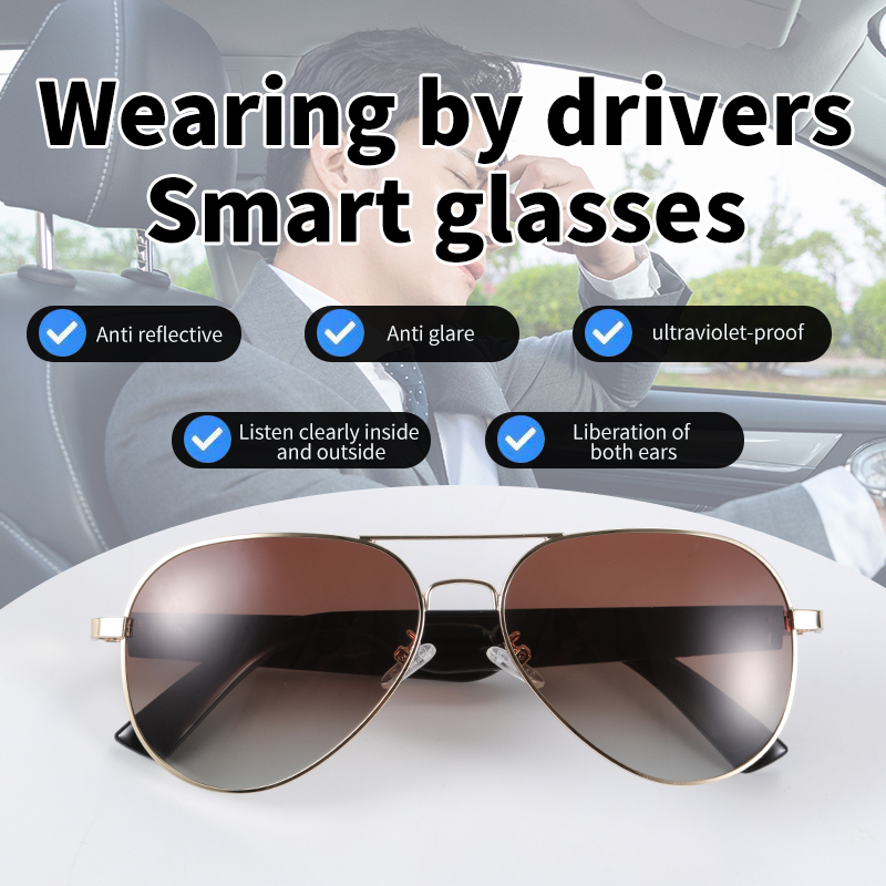 Factory Price AI Smart for Bluetooth Glasses Intelligent Video Camera and Translate Recording Function Wearable Headset