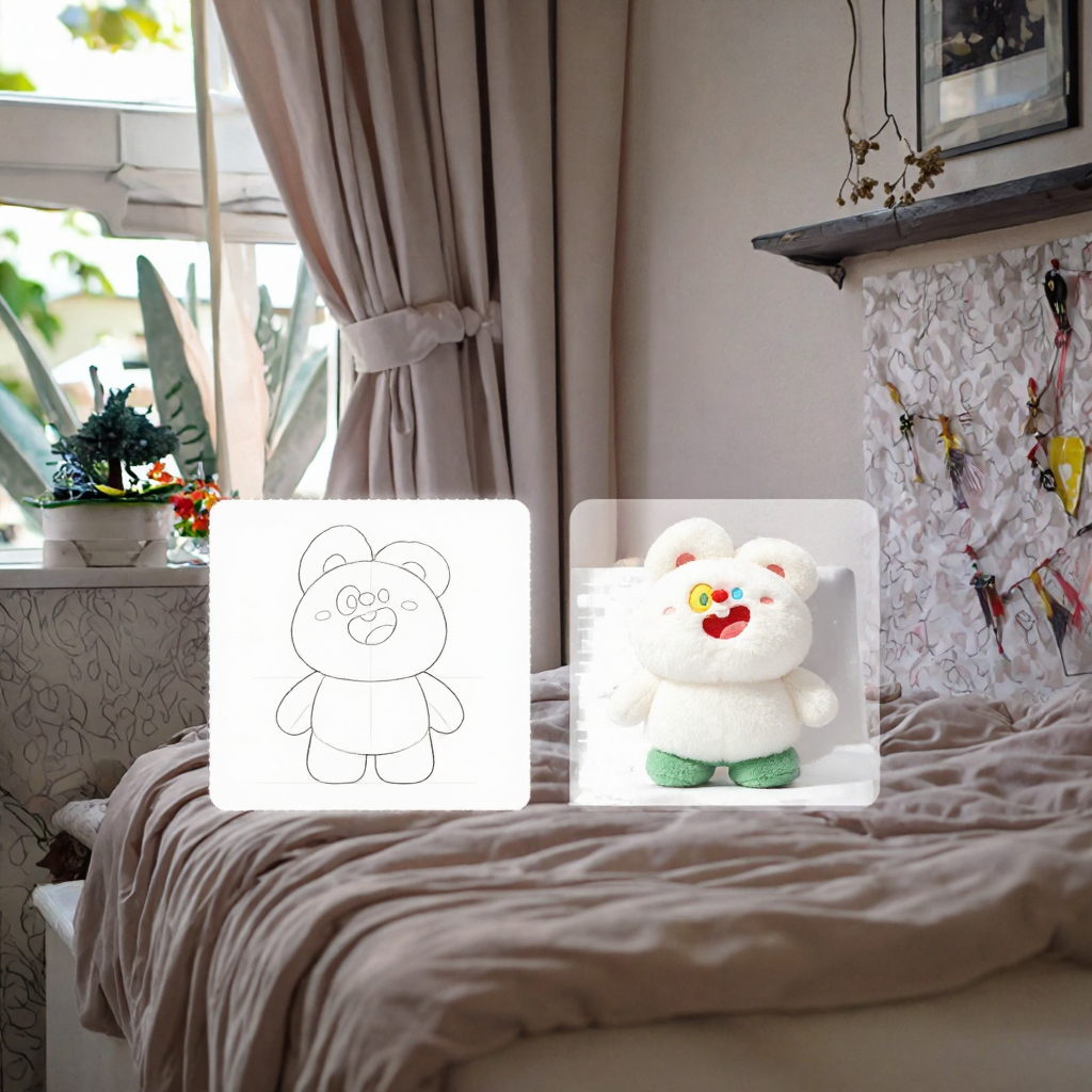 Smart Interactive Plush Robot Toy With AI Multi-Language Dialogue For Kids