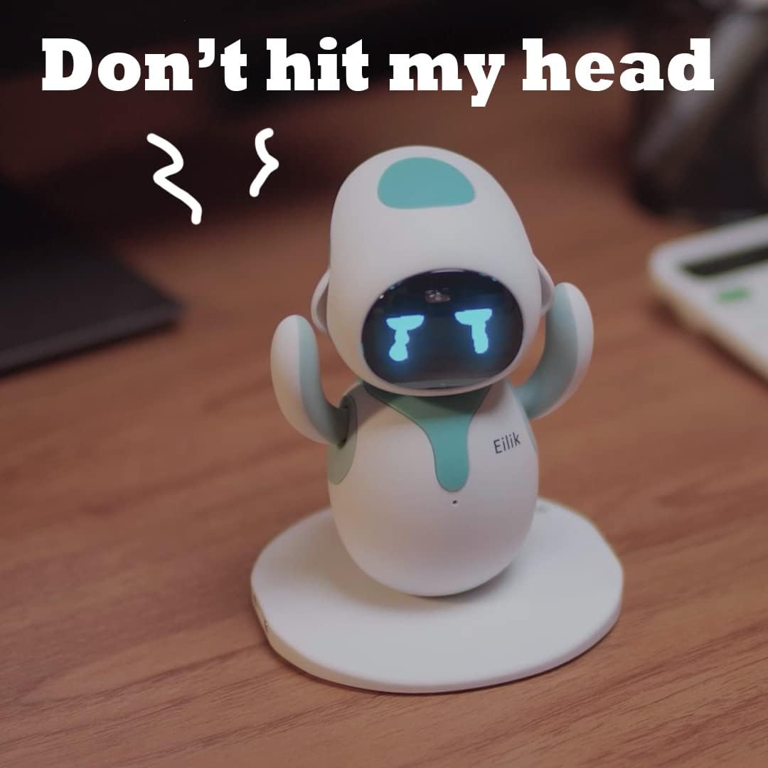 Eilik A Cute Robot Pets for Kids and Adults, Your Perfect Interactive Companion at Home or Workspace, Unique Gifts