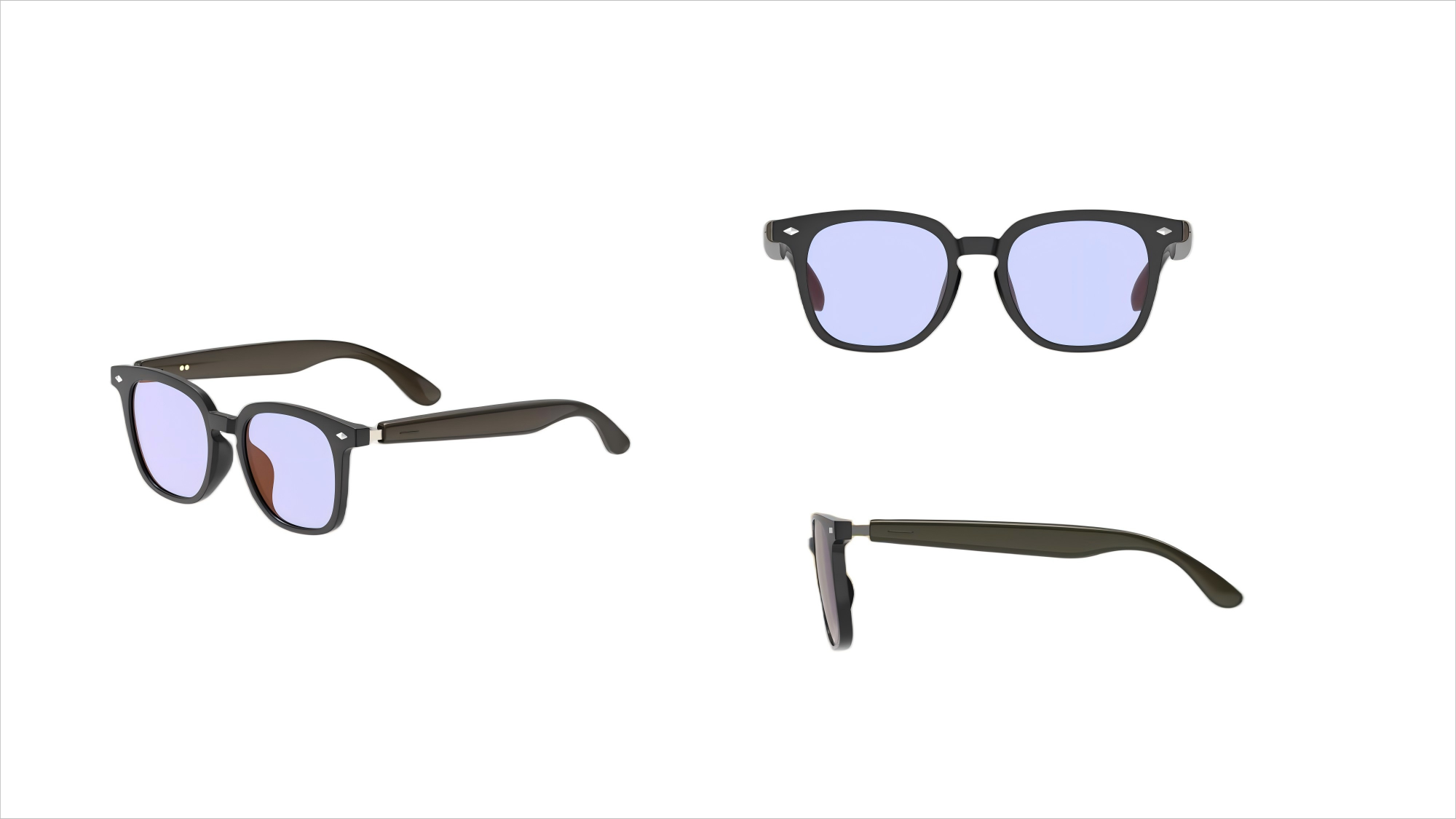 SARA New Smart Glasses Wearable Headset with Music 2025 Arrival for Music Play AI Translation TR90 UV400