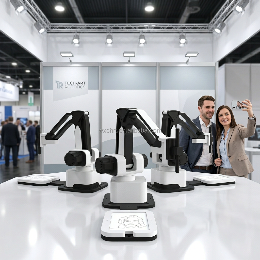 CHRT Drawing Collaborative Robot Arm Painting Sketching Spraying Sketch Bot Arm Photobooth Signing Drawing Machine Robot