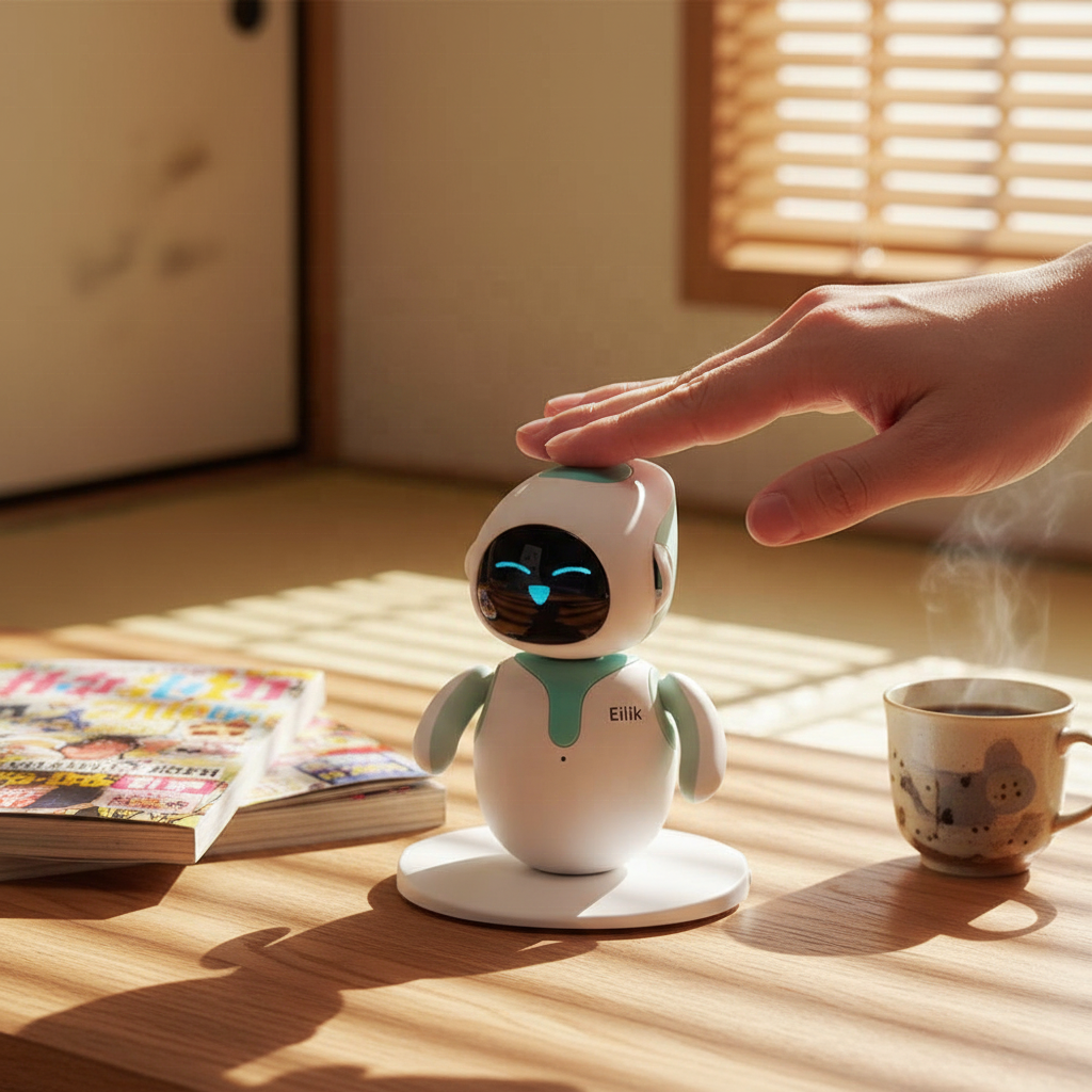 Eilik Smart Robot Companion - Emotionally Intelligent Desk Pet, Social Interaction &amp; Tech Gift for Children and Geeks