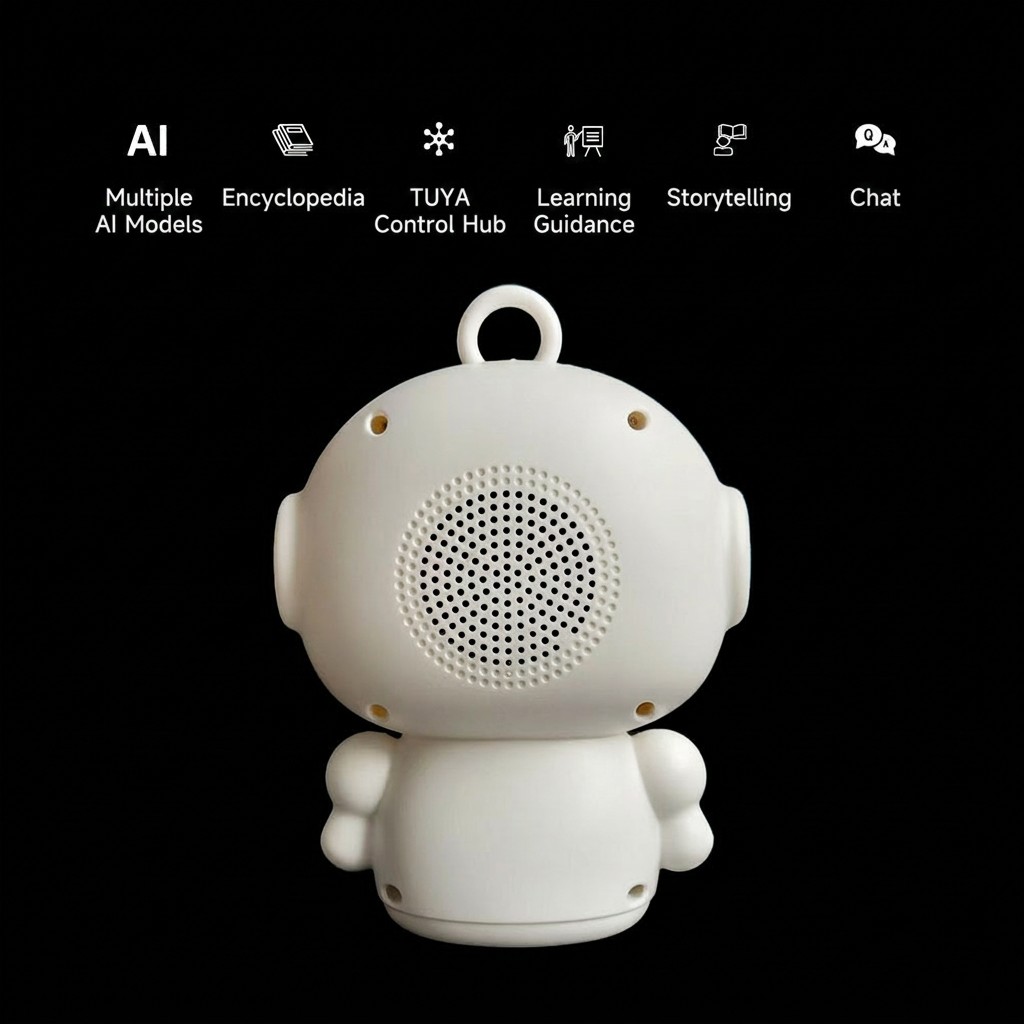 AI YUN DeepSeek Gtp Intelligent AI Toy Dialogue AI Robot Chat Companion WIFI Speaker Learning Machine Plastic Material GPT Spark